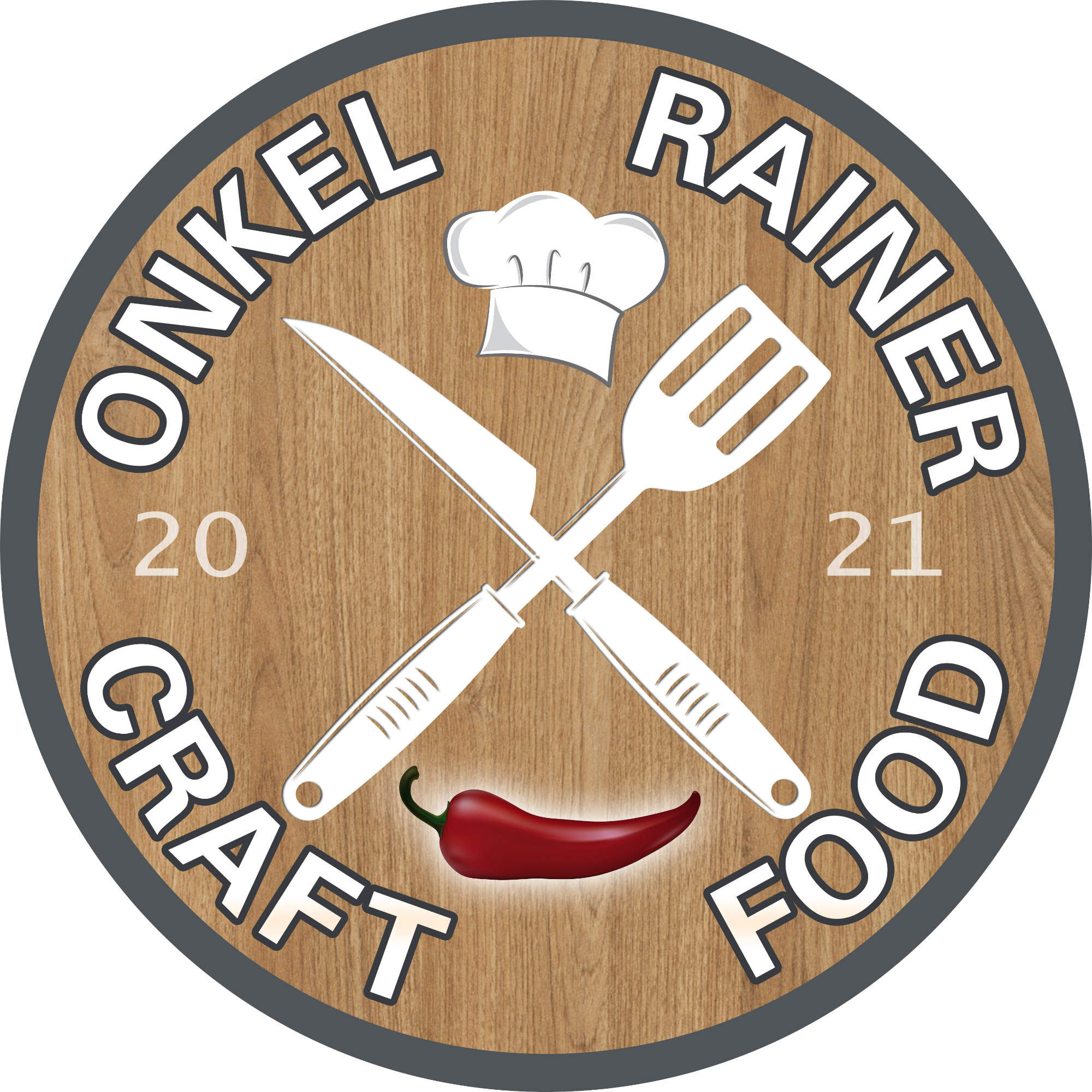 Onkel Rainer Foodtruck Craft Food Logo